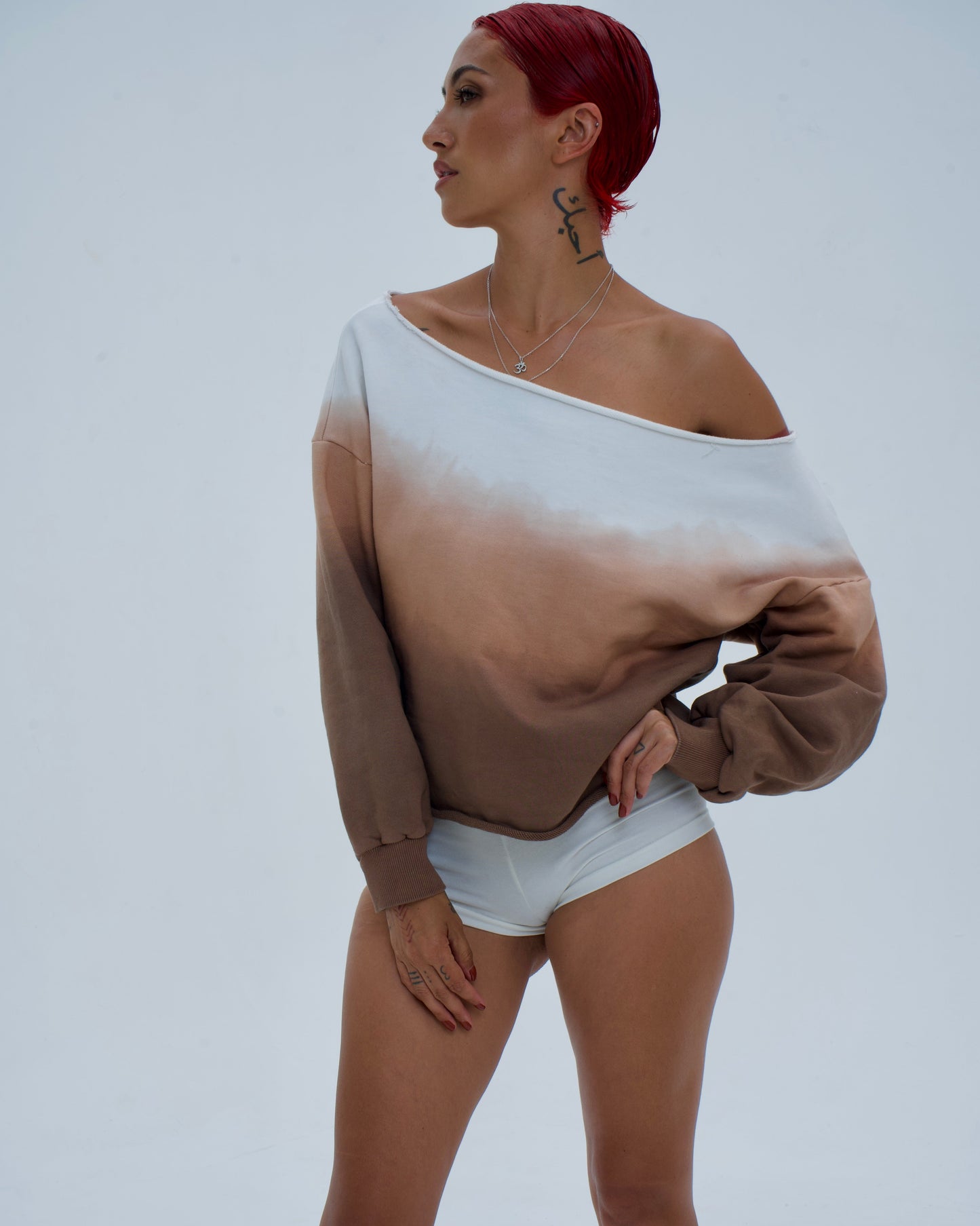 AURA SWEATER - PLANT DYED & 100% ORGANIC COTTON