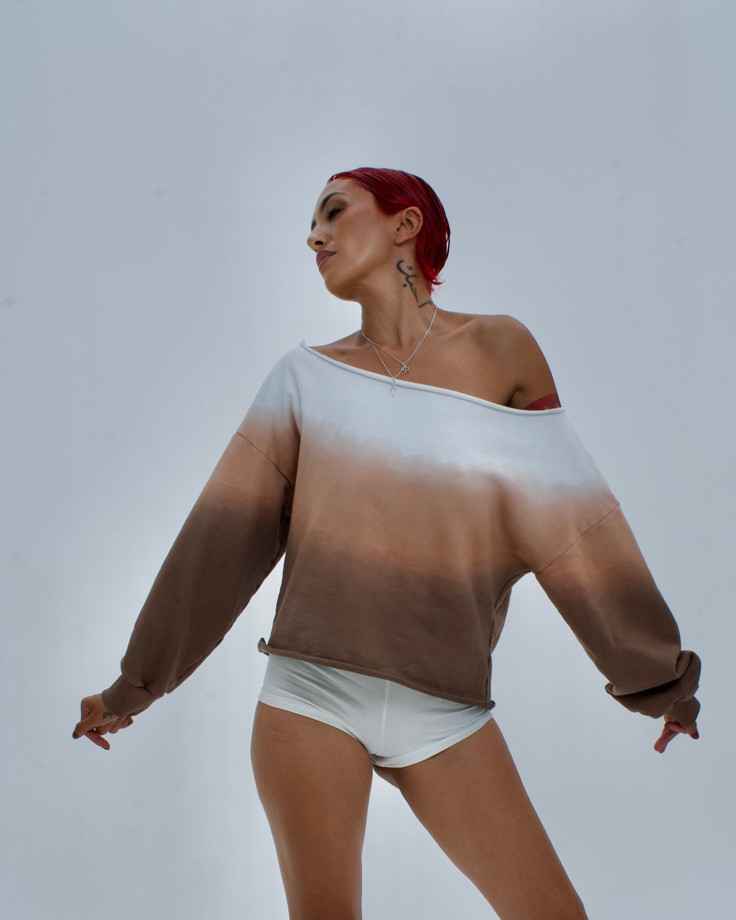 AURA SWEATER - PLANT DYED & 100% ORGANIC COTTON